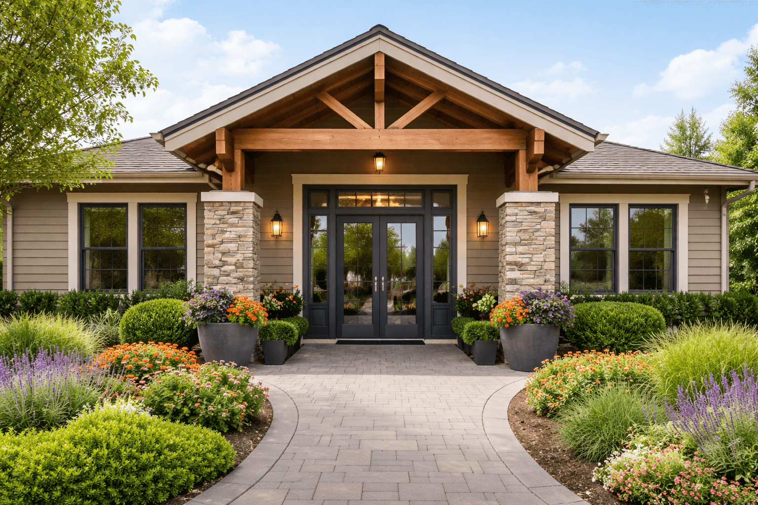 Leasing office exterior