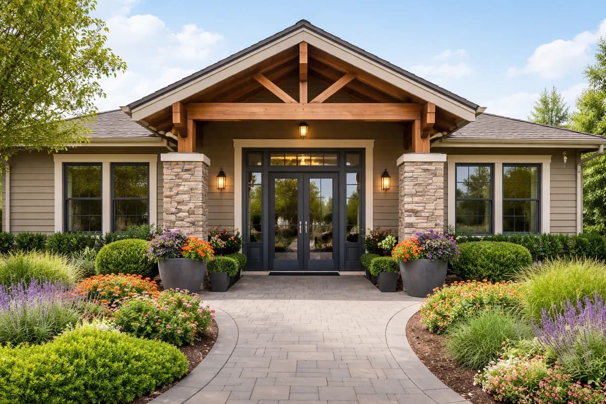 Leasing office exterior
